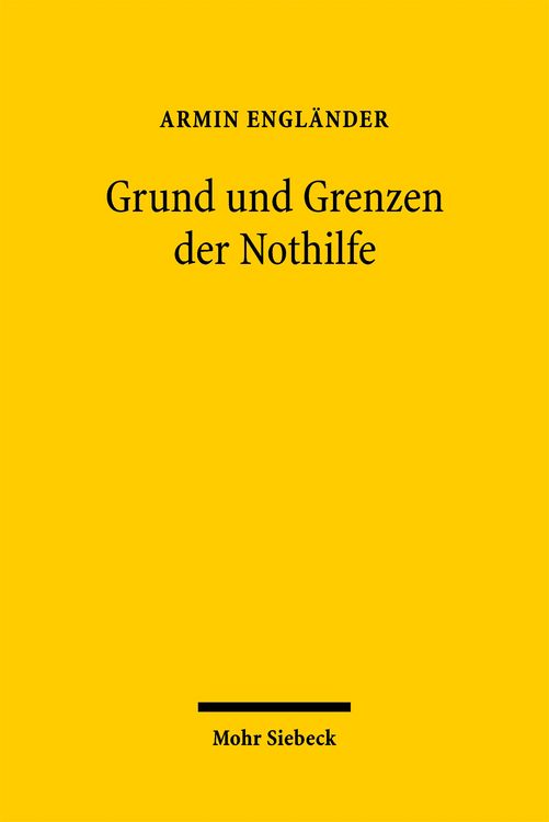 Produktbild: Grund und Grenzen der Nothilfe