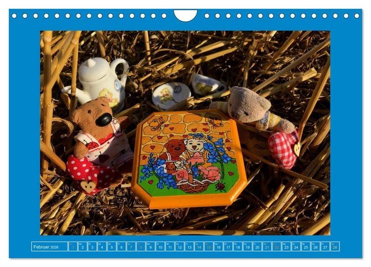 Produktbild: Der Baerchenladen, Teddys und Kunst zum Verlieben (Wandkalender 2026 DIN A4 quer), CALVENDO Monatskalender