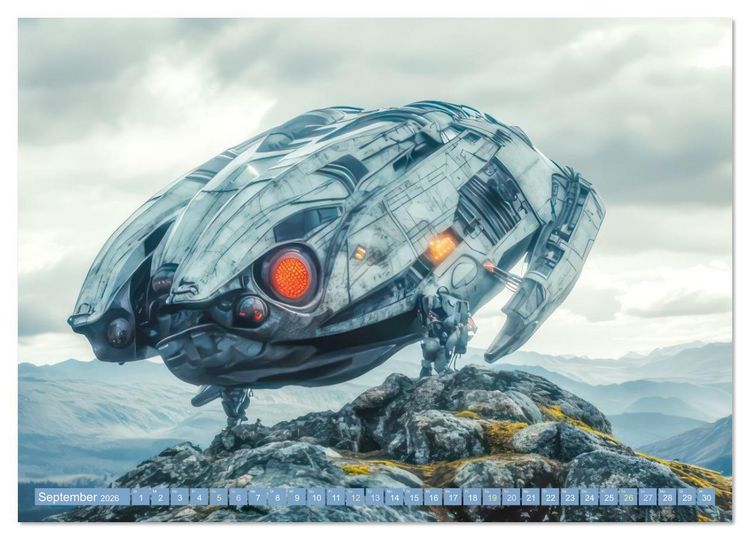 Produktbild: Science Fiction - Fremdartige V&ouml;lker und deren Spuren (hochwertiger Premium Wandkalender 2026 DIN A2 quer), Kunstdruck in Hochglanz