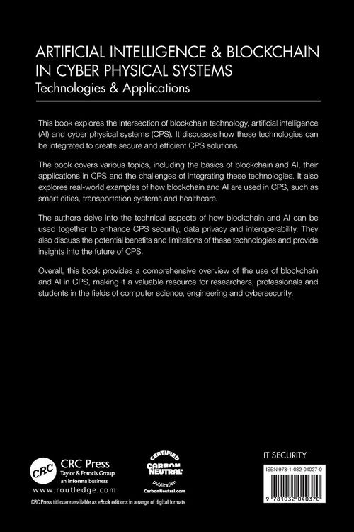 Produktbild: Artificial Intelligence & Blockchain in Cyber Physical Systems
