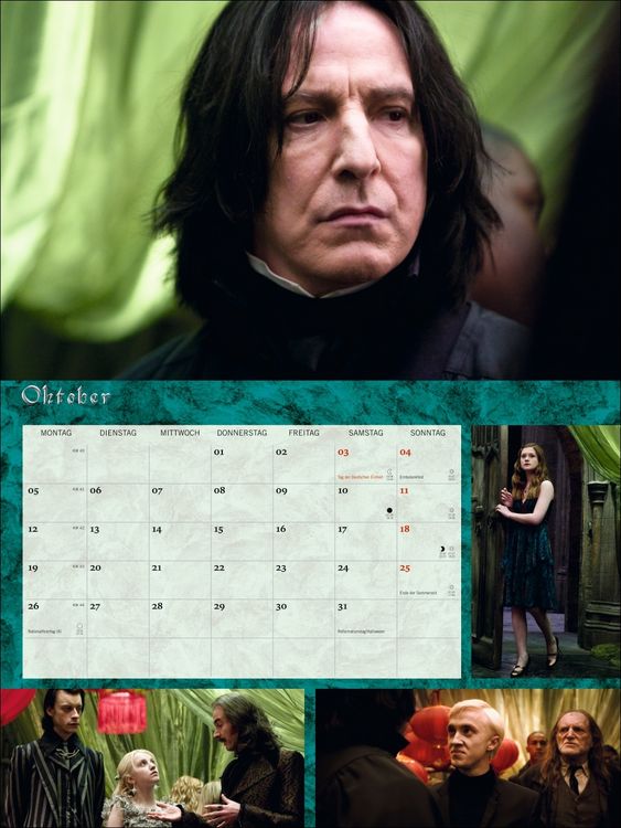 Produktbild: Harry Potter Broschur XL Kalender 2026