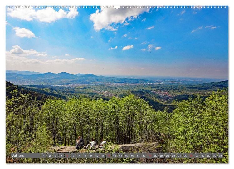 Produktbild: Schwarzwald-Wanderungen (Wandkalender 2026 DIN A2 quer), CALVENDO Monatskalender