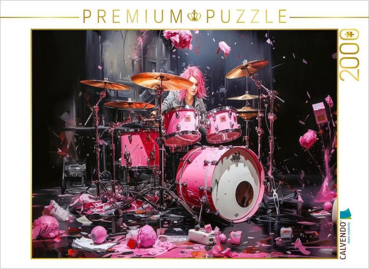 Produktbild: CALVENDO Puzzle Das Schlagzeugsolo, Gipfel der Verzierung und Betonung | 2000 Teile Lege-Gr&ouml;&szlig;e 90x67cm Foto-Puzzle f&uuml;r gl&uuml;ckliche Stunden