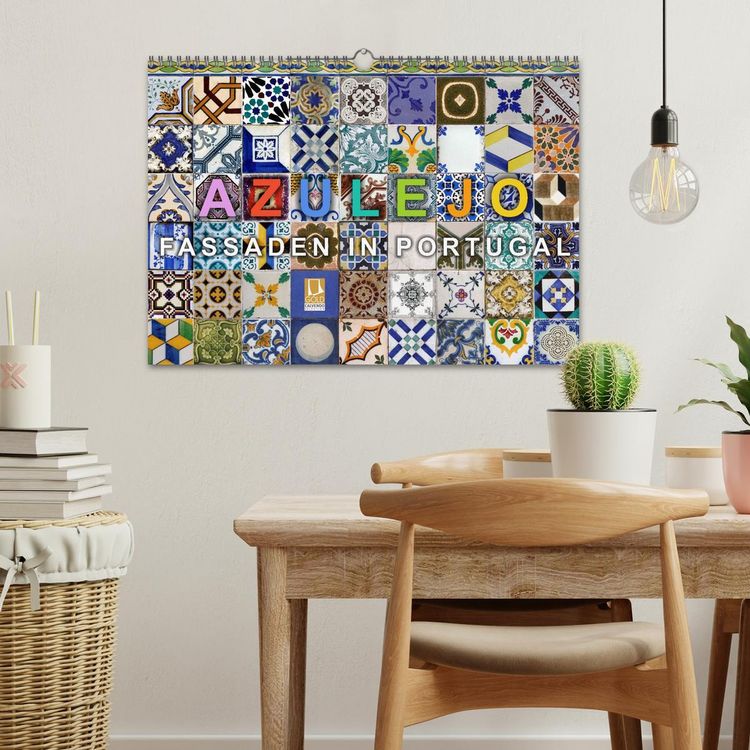 Produktbild: Azulejo-Fassaden in Portugal (Wandkalender 2026 DIN A3 quer), CALVENDO Monatskalender