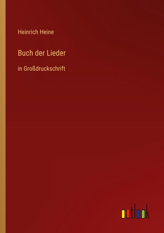 Produktbild: Buch der Lieder