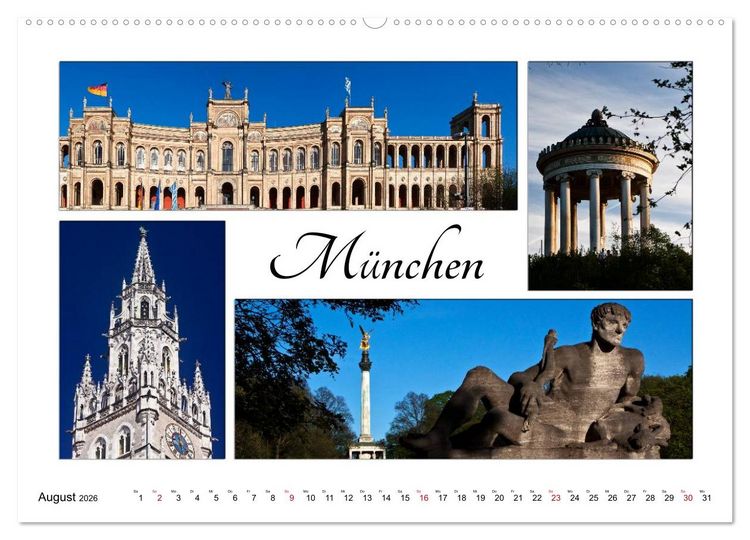 Produktbild: Bayernreise (Wandkalender 2026 DIN A2 quer), CALVENDO Monatskalender