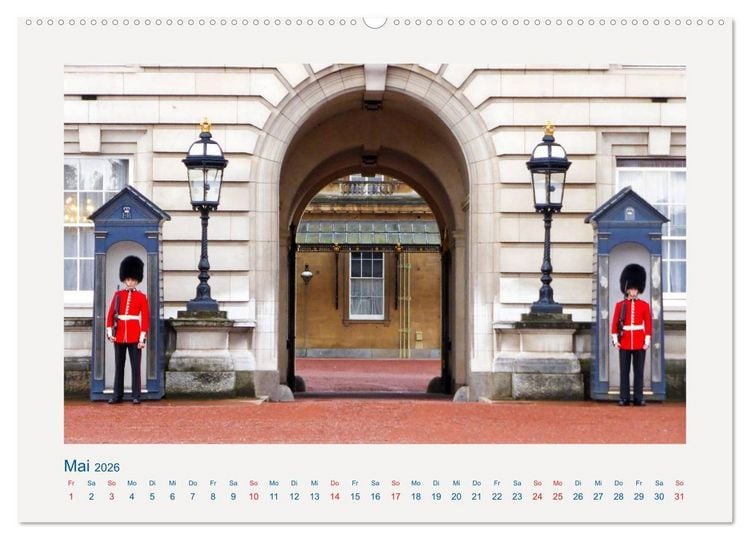 Produktbild: Stippvisite in London (Wandkalender 2026 DIN A2 quer), CALVENDO Monatskalender