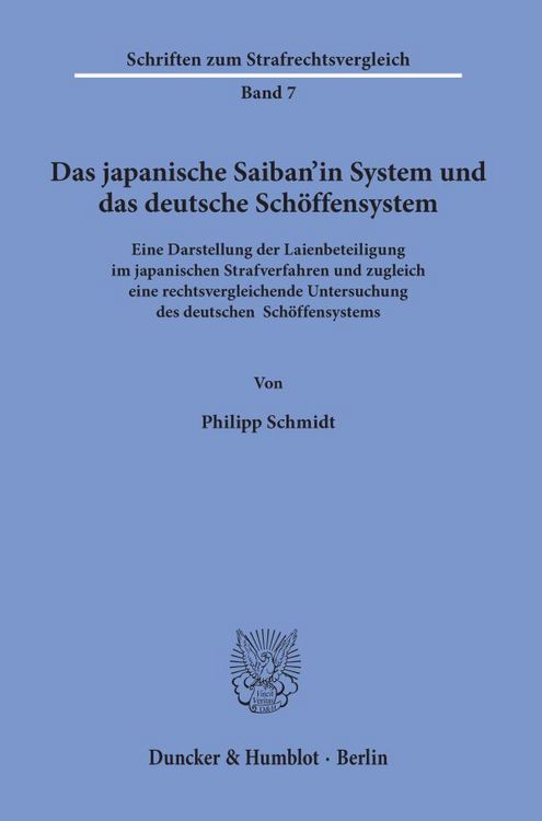 Produktbild: Das japanische Saiban&rsquo;in System und das deutsche Sch&ouml;ffensystem.