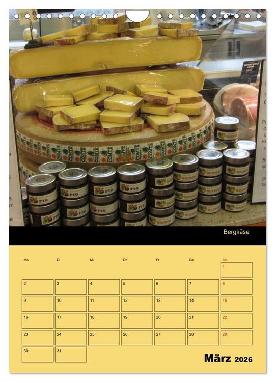 Produktbild: Alles K&auml;se / Planer (Wandkalender 2026 DIN A4 hoch), CALVENDO Monatskalender