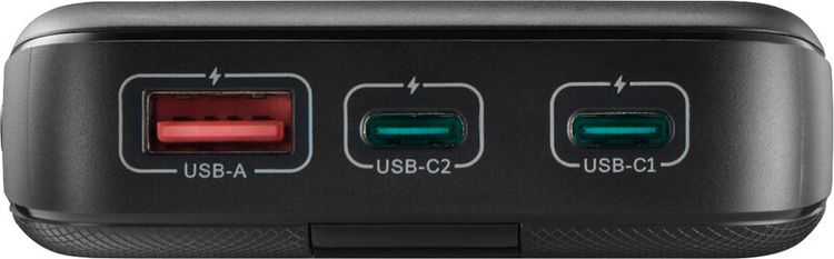 Produktbild: HAMA Ladeger&auml;t Powerbank PD 20, schwarz
