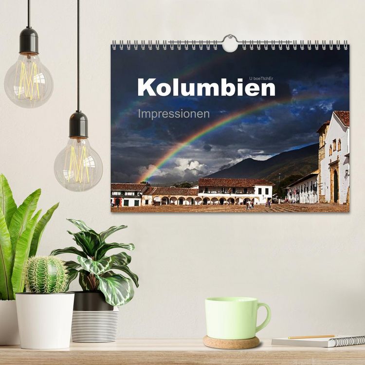 Produktbild: Kolumbien Impressionen (Wandkalender 2026 DIN A4 quer), CALVENDO Monatskalender
