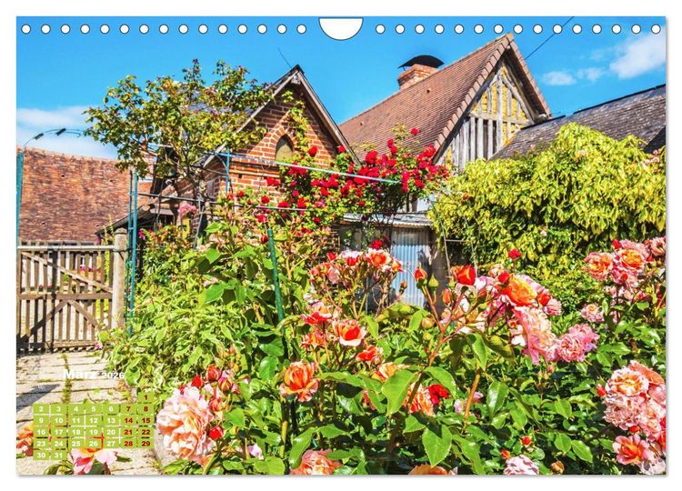 Produktbild: Reiseziel Normandie (Wandkalender 2026 DIN A4 quer), CALVENDO Monatskalender