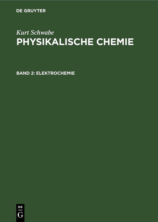Produktbild: Elektrochemie