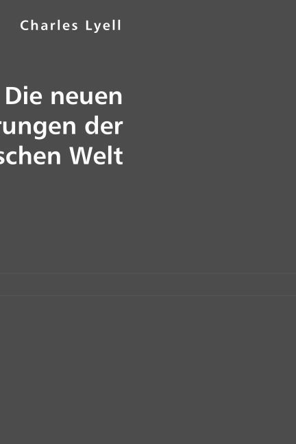 Produktbild: Die neuen Ver&auml;nderungen der unorganischen Welt