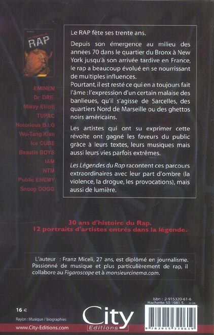 Produktbild: Les Legendes du Rap