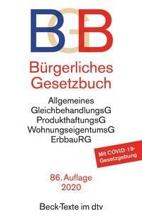 Produktbild: B&uuml;rgerliches Gesetzbuch BGB