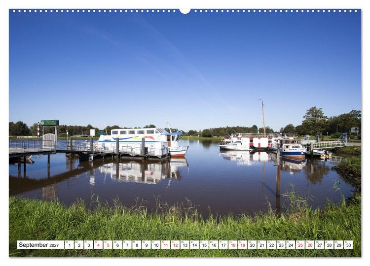 Produktbild: Radland Deutschland - Oldenburger Land (Wandkalender 2027 DIN A2 quer), CALVENDO Monatskalender