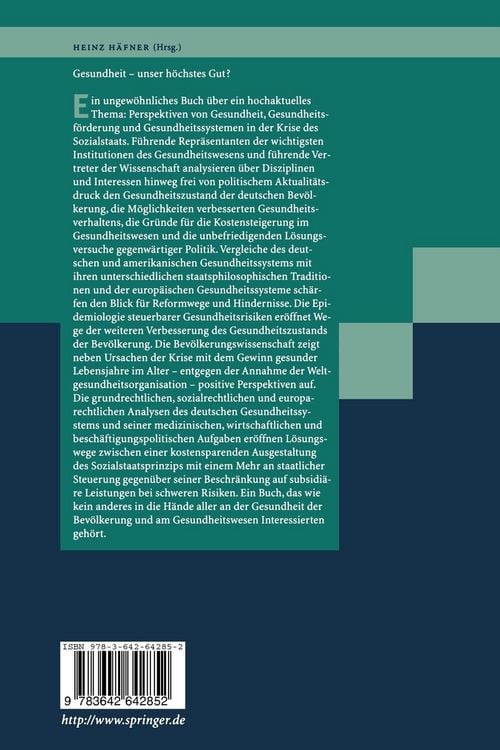 Produktbild: Gesundheit &mdash; unser h&ouml;chstes Gut?