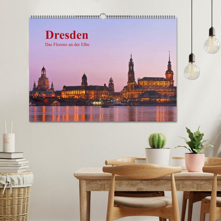 Produktbild: Dresden, das Florenz an der Elbe (Wandkalender 2026 DIN A2 quer), CALVENDO Monatskalender