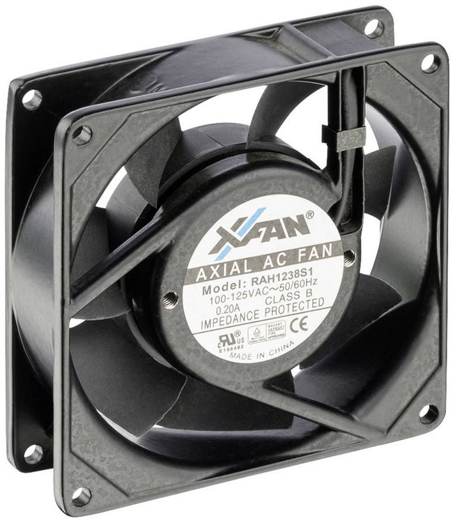 Produktbild: X-Fan RAH1238S1 Axiall&uuml;fter 230 V/AC 163 m&sup3;/h (L x B x H) 120 x 120 x 38mm