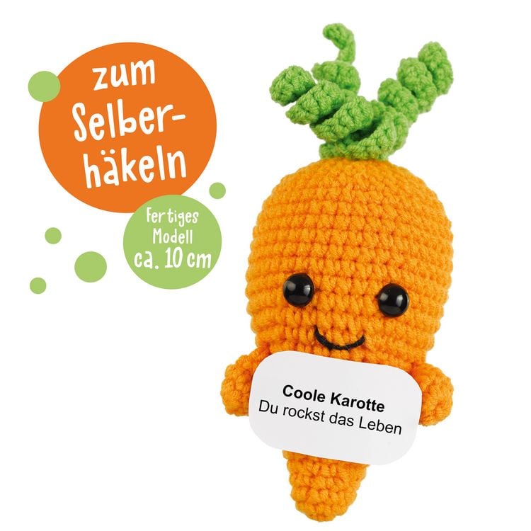 Produktbild: Emotional Support Veggies H&auml;kelset Karotte
