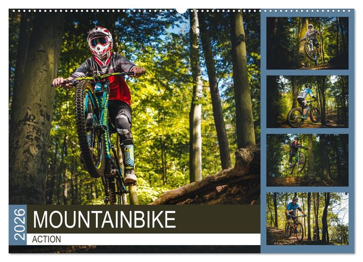 Produktbild: Mountainbike Action (Wandkalender 2026 DIN A2 quer), CALVENDO Monatskalender