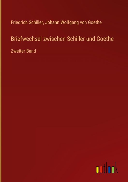 Produktbild: Briefwechsel zwischen Schiller und Goethe