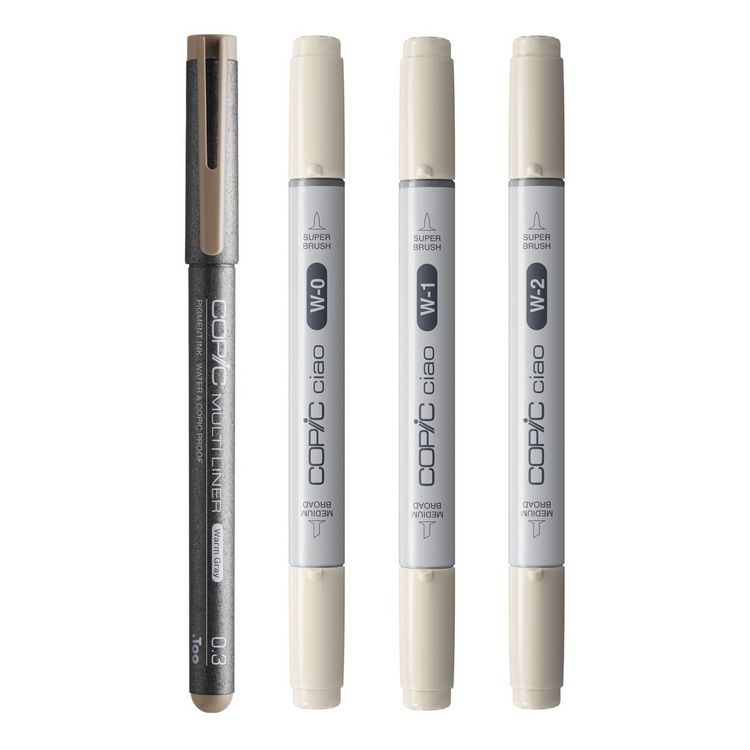 Produktbild: Copic Marker Ciao SHADE Light Warm Gray 4 St&uuml;ck