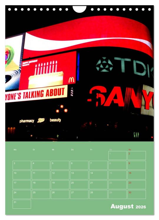 Produktbild: London London (Wandkalender 2026 DIN A4 hoch), CALVENDO Monatskalender