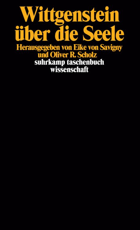 Produktbild: Wittgenstein &uuml;ber die Seele