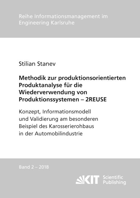 Produktbild: Methodik zur produktionsorientierten Produktanalyse f&uuml;r die Wiederverwendung von