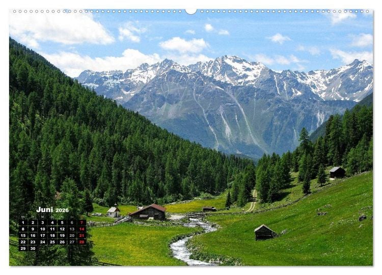 Produktbild: Unterwegs in Tirol (hochwertiger Premium Wandkalender 2026 DIN A2 quer), Kunstdruck in Hochglanz