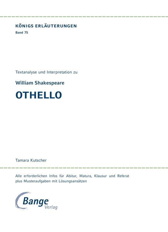 Othello von William Shakespeare.