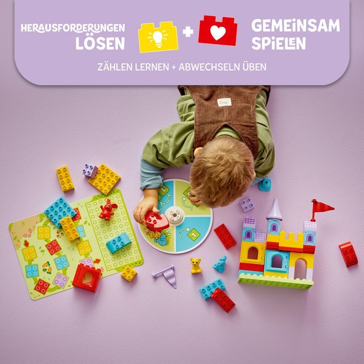 Produktbild: LEGO DUPLO 10450 Hopsys Burgspiel, Lernspielzeug f&uuml;r Kinder ab 3 Jahren