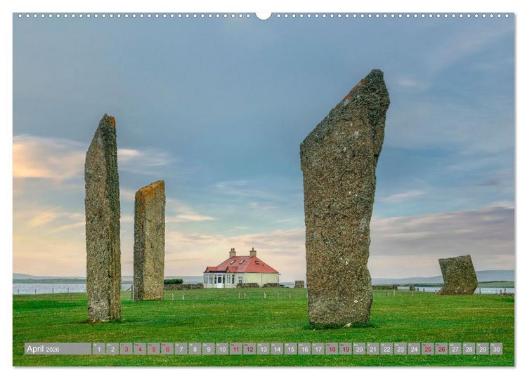 Produktbild: Orkney, Inselwelten aus Licht und Legenden. (Wandkalender 2026 DIN A2 quer), CALVENDO Monatskalender