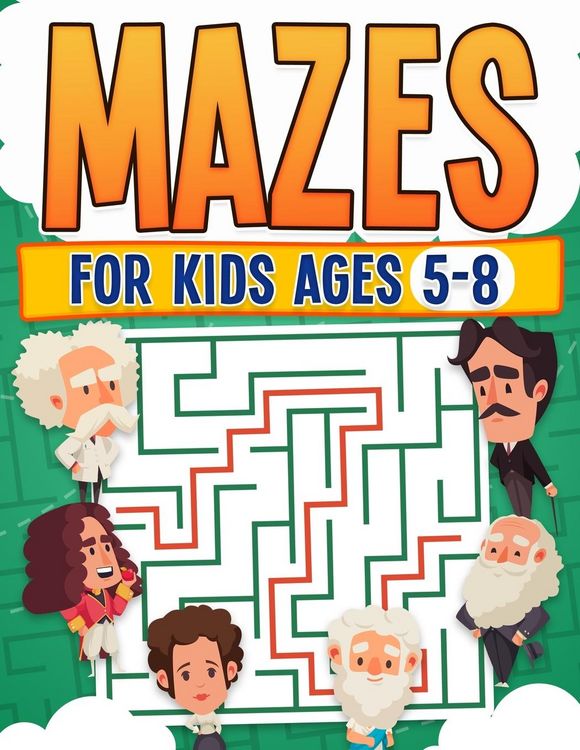 Produktbild: Mazes For Kids Ages 5-8 | Kids Activity Book | Challenging Maze Book For All Levels| Large Print | Great Gift | Paperback