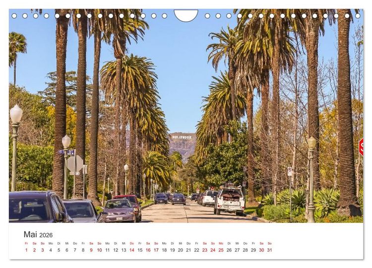 Produktbild: Kalifornien Bilder aus Los Angeles (Wandkalender 2026 DIN A4 quer), CALVENDO Monatskalender