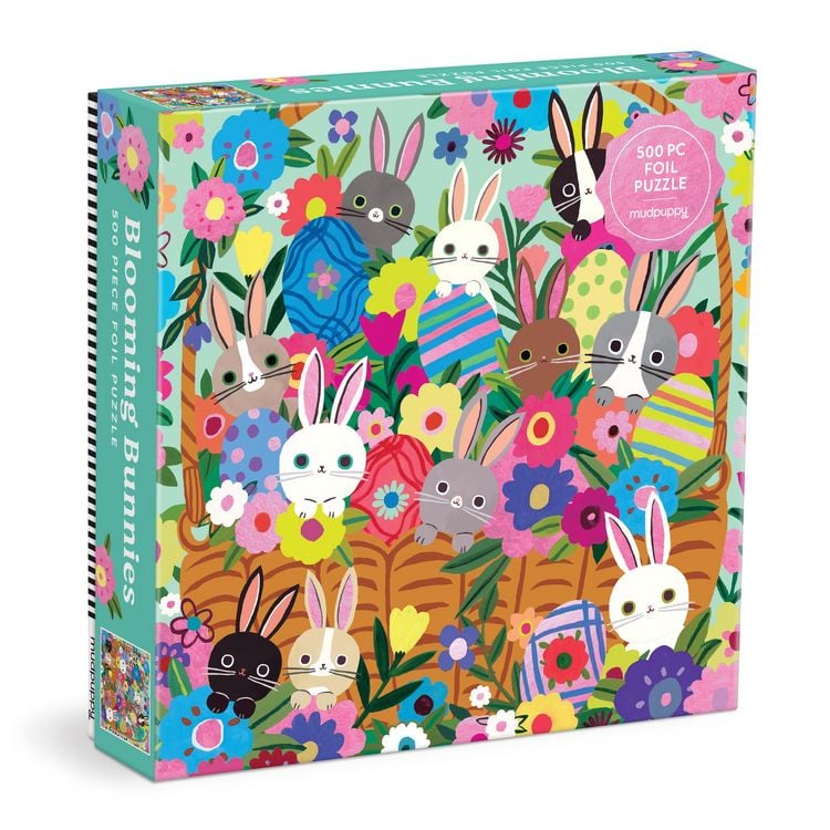 Produktbild: Blooming Bunnies 500 Piece Foil Puzzle