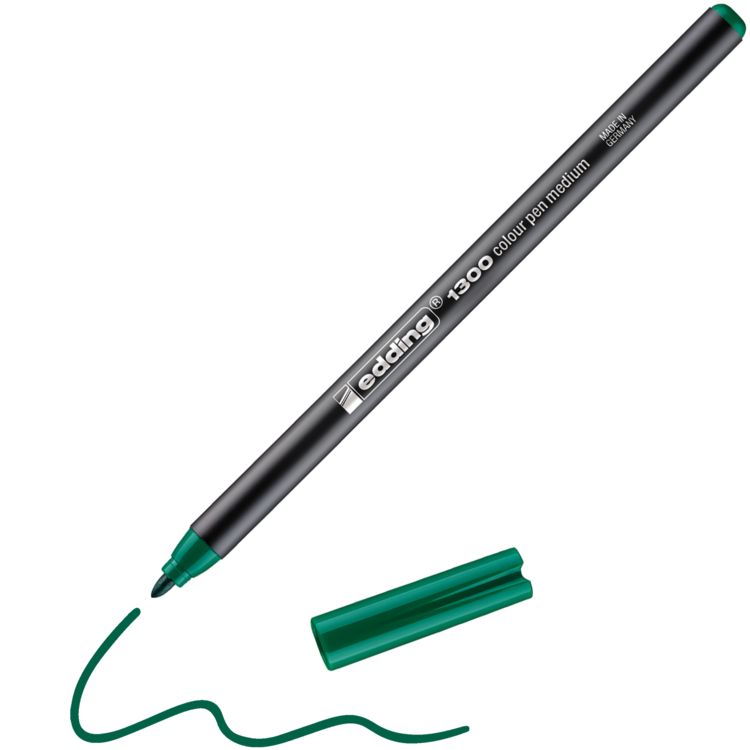 Produktbild: edding 1300 Fasermaler medium gr&uuml;n