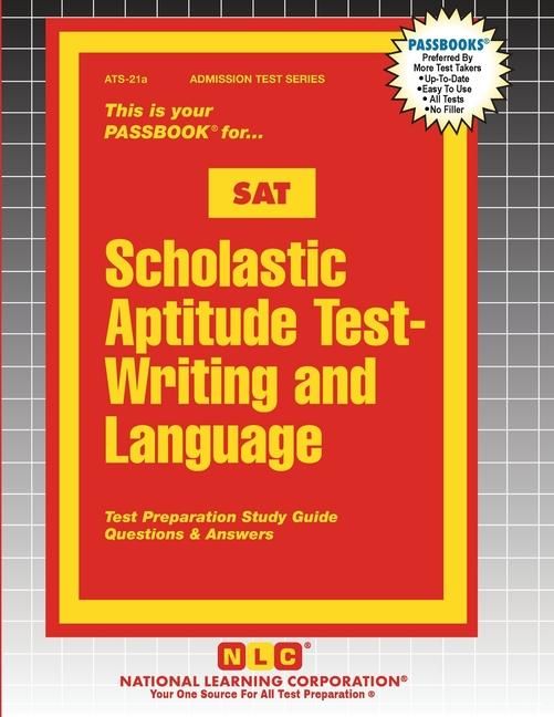 Produktbild: Scholastic Aptitude Test (SAT) - Writing and Lanaguage