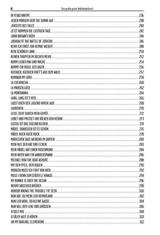 Produktbild: Das gro&szlig;e gr&uuml;ne Volksliederbuch Gitarre