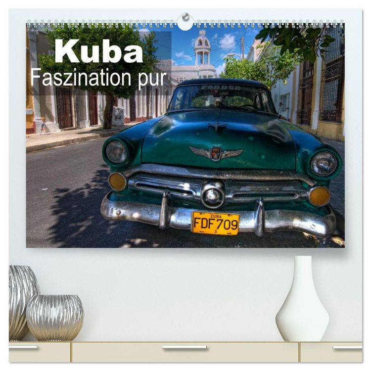 Produktbild: Kuba - Faszination pur (hochwertiger Premium Wandkalender 2026 DIN A2 quer), Kunstdruck in Hochglanz