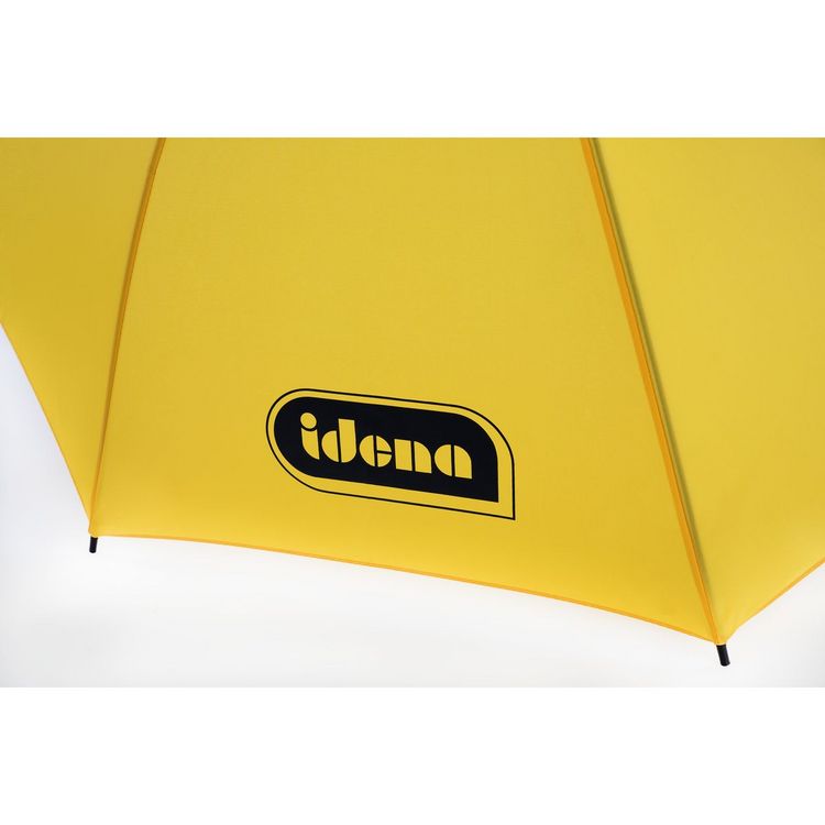 Produktbild: Idena Stockschirm gelb &Oslash;100cm Soft-Touch-Designgriff