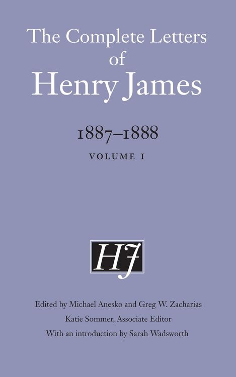 Produktbild: Complete Letters of Henry James, 1887-1888