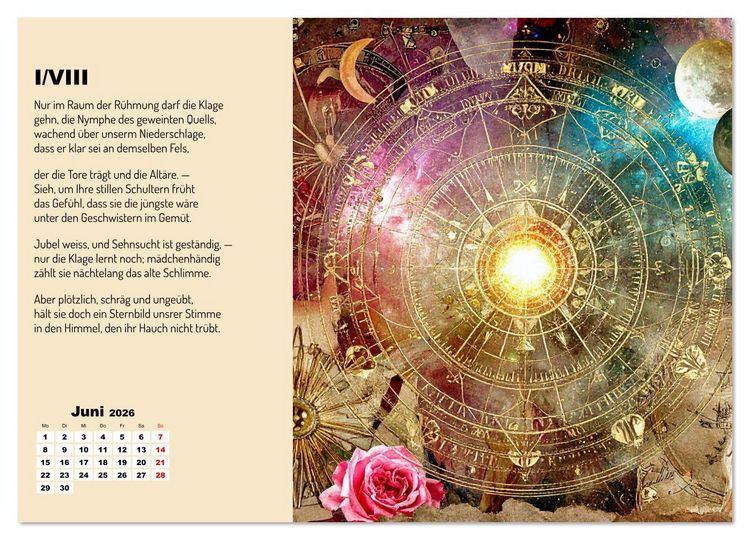 Produktbild: Orpheus' Leier (Wandkalender 2026 DIN A3 quer), CALVENDO Monatskalender
