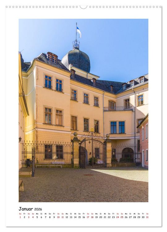 Produktbild: Elsterperle Greiz (Wandkalender 2026 DIN A2 hoch), CALVENDO Monatskalender