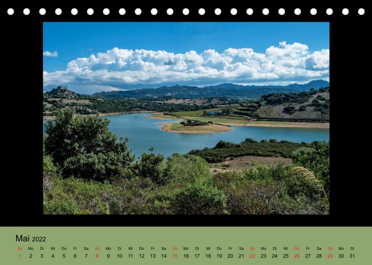 Produktbild: Sardische Landschaften (Tischkalender 2022 DIN A5 quer)
