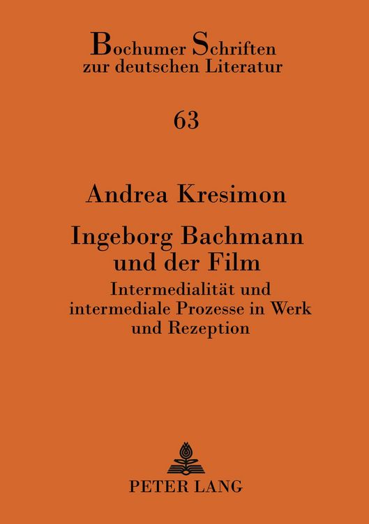Produktbild: Ingeborg Bachmann und der Film