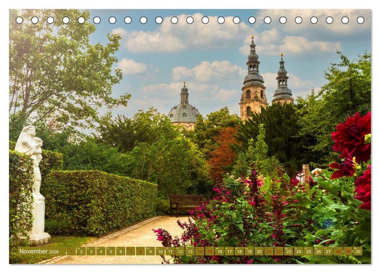 Produktbild: Fulda in Bildern - Das Herz Hessens (Tischkalender 2026 DIN A5 quer), CALVENDO Monatskalender