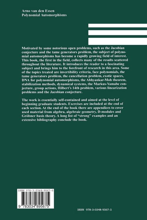 Produktbild: Polynomial Automorphisms